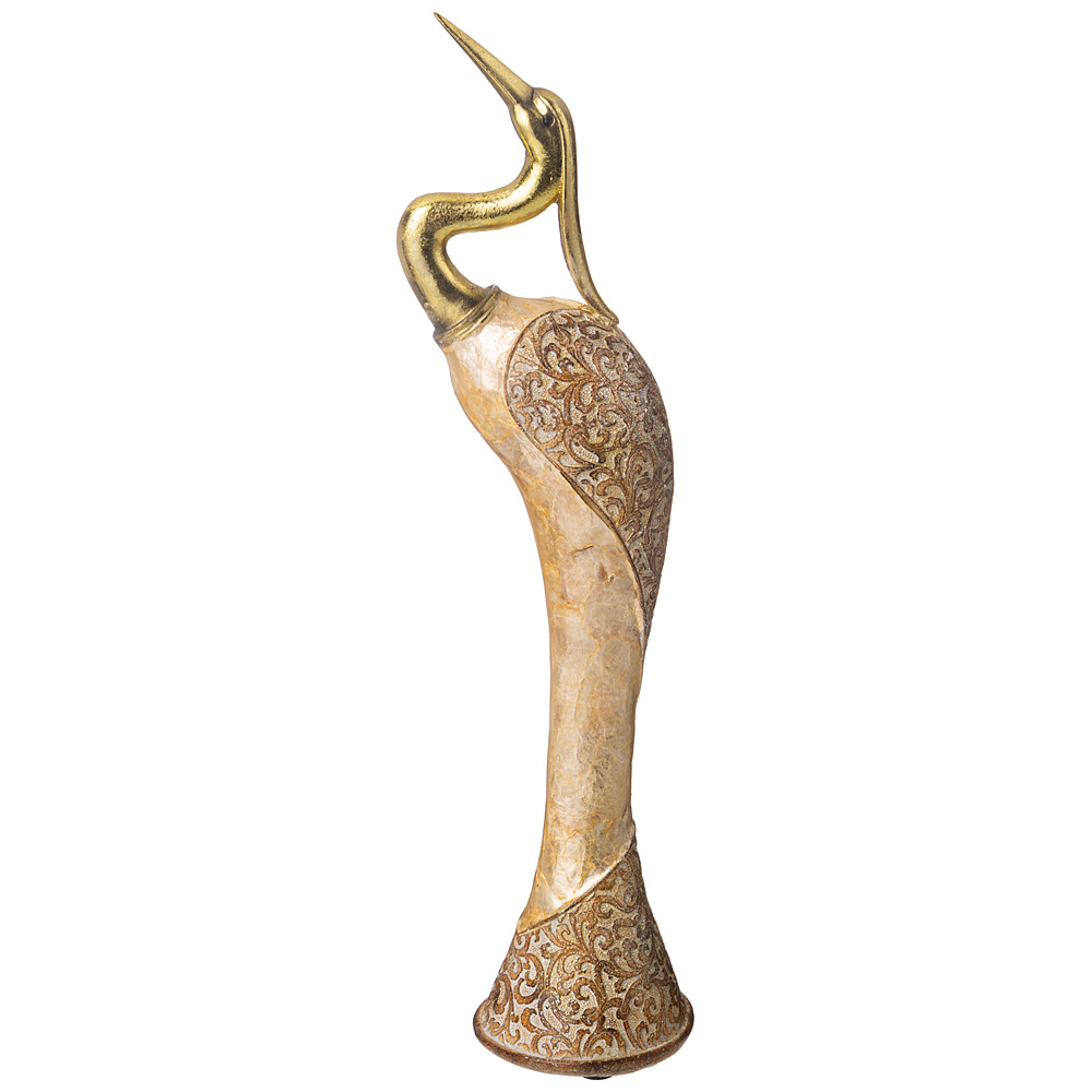 

Фигурка цапля 12х9х41cm (181860), Золотистый, 79-196