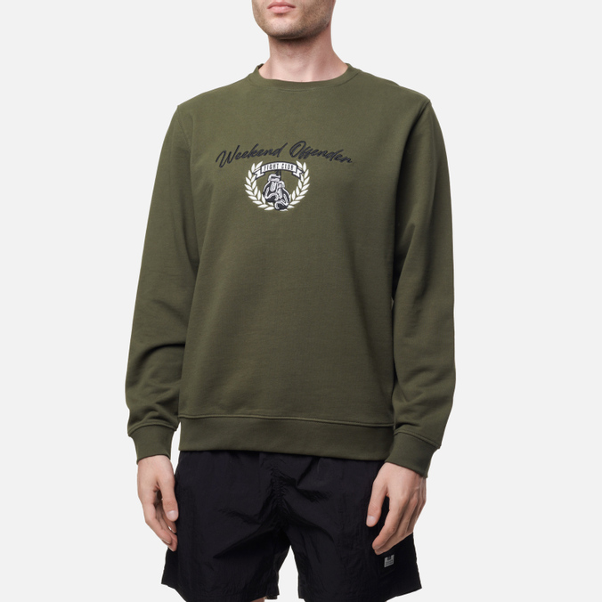 

Свитшот мужской Weekend Offender SWSS2210-DARK GREEN зеленый M, SWSS2210-DARK GREEN