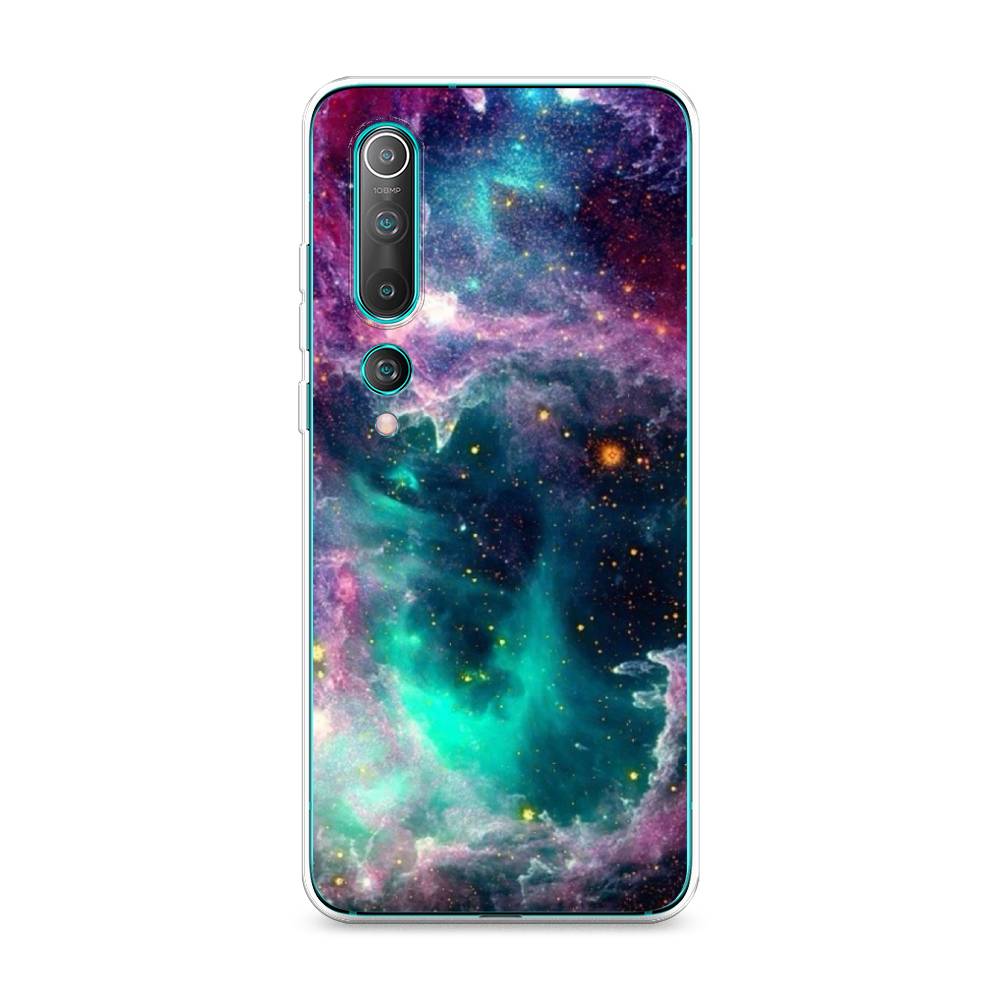 

Чехол на Xiaomi Mi 10 Pro "Звездные облака", Розовый;бежевый, 37850-2