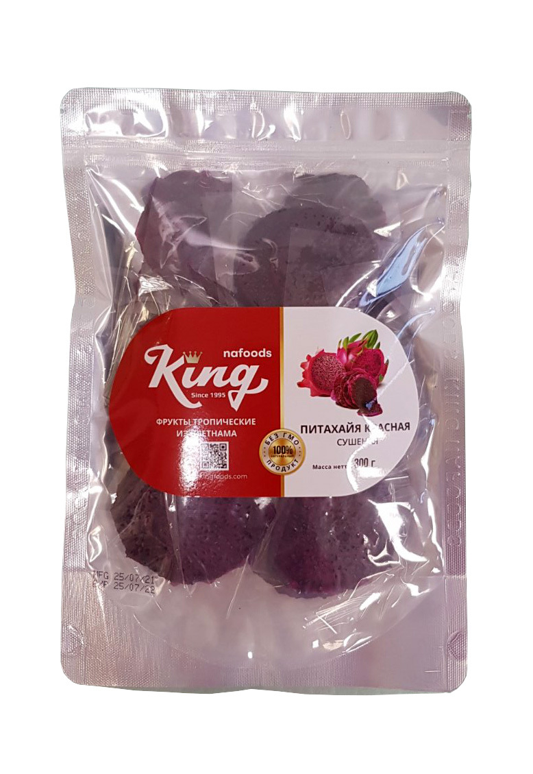 

Питахайя сушёная King, пакет 300г, Питахайя