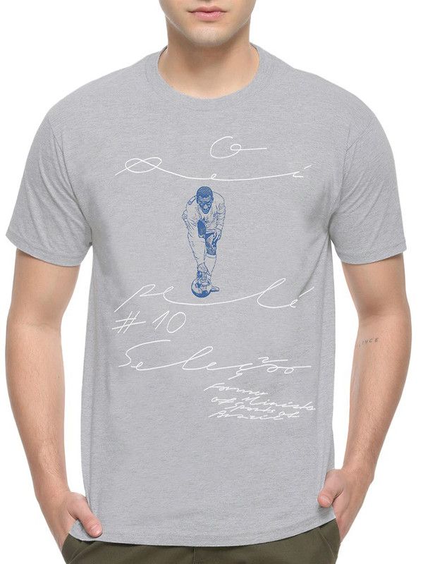 

Футболка мужская DS Apparel Пеле - Король футбола 76702-2 серая 3XL, Серый, Пеле - Король футбола 76702-2