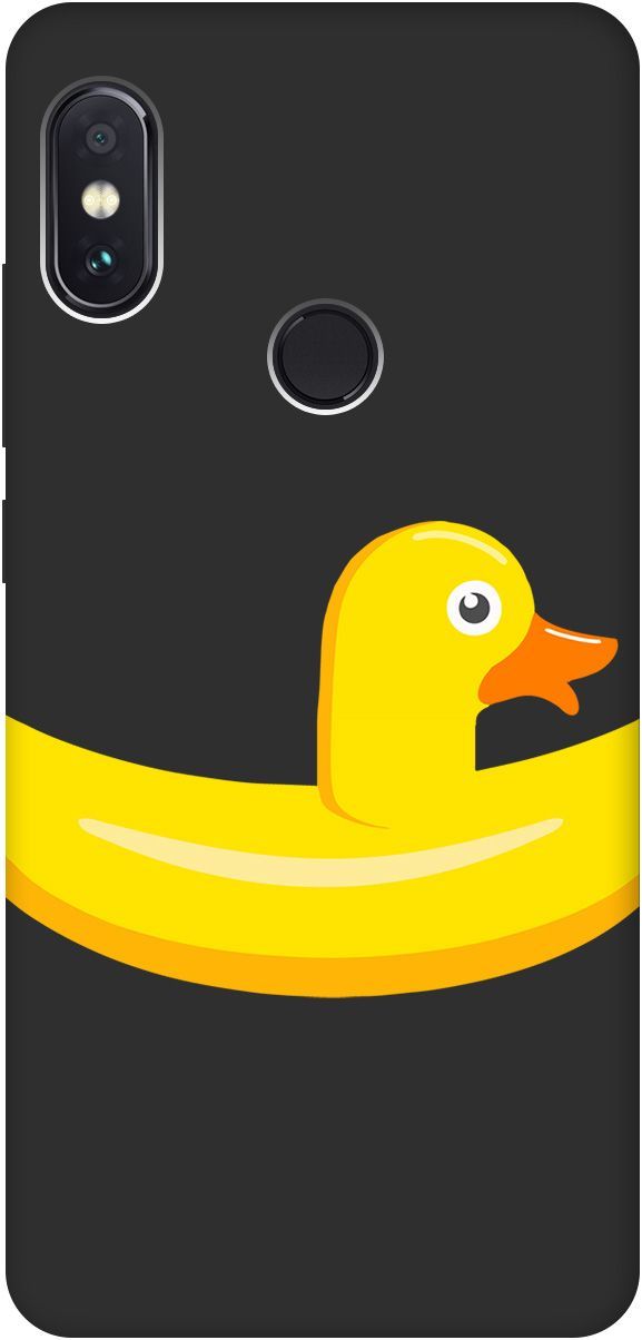 

Чехол на Xiaomi Redmi Note 5 "Duck Swim Ring" черный, Черный;белый, 8485