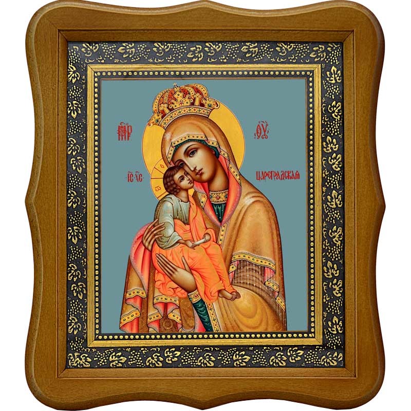 

Цареградская икона Божией Матери на холсте.