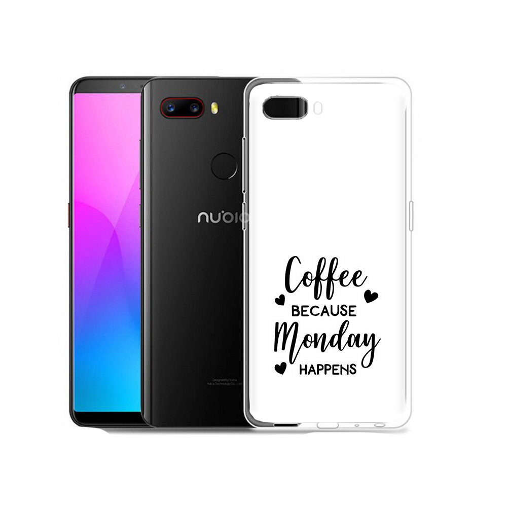 

Чехол MyPads Tocco для ZTE Nubia Z18 кофе и понедельник стал счастливым (PT115657.463.402), Прозрачный, Tocco