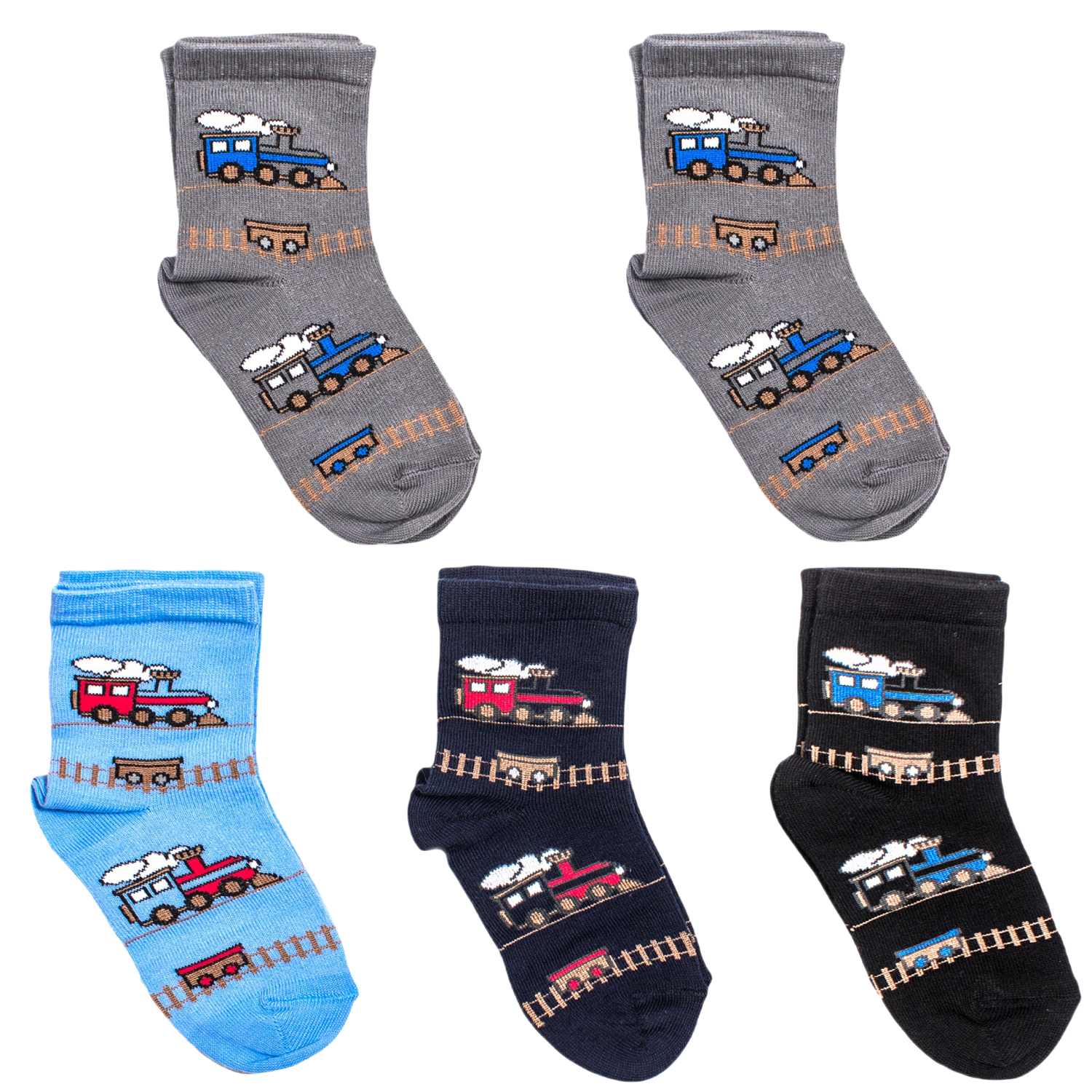 

Носки детские LorenzLine 5-Л70 цв. голубой; синий; черный; серый р. 14-16, 5-Л70