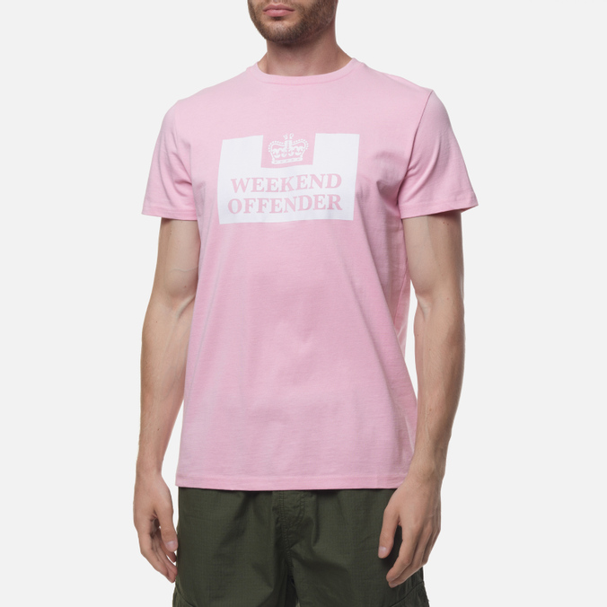 

Футболка мужская Weekend Offender TSSS2212-ROSE PINK розовая L, TSSS2212-ROSE PINK