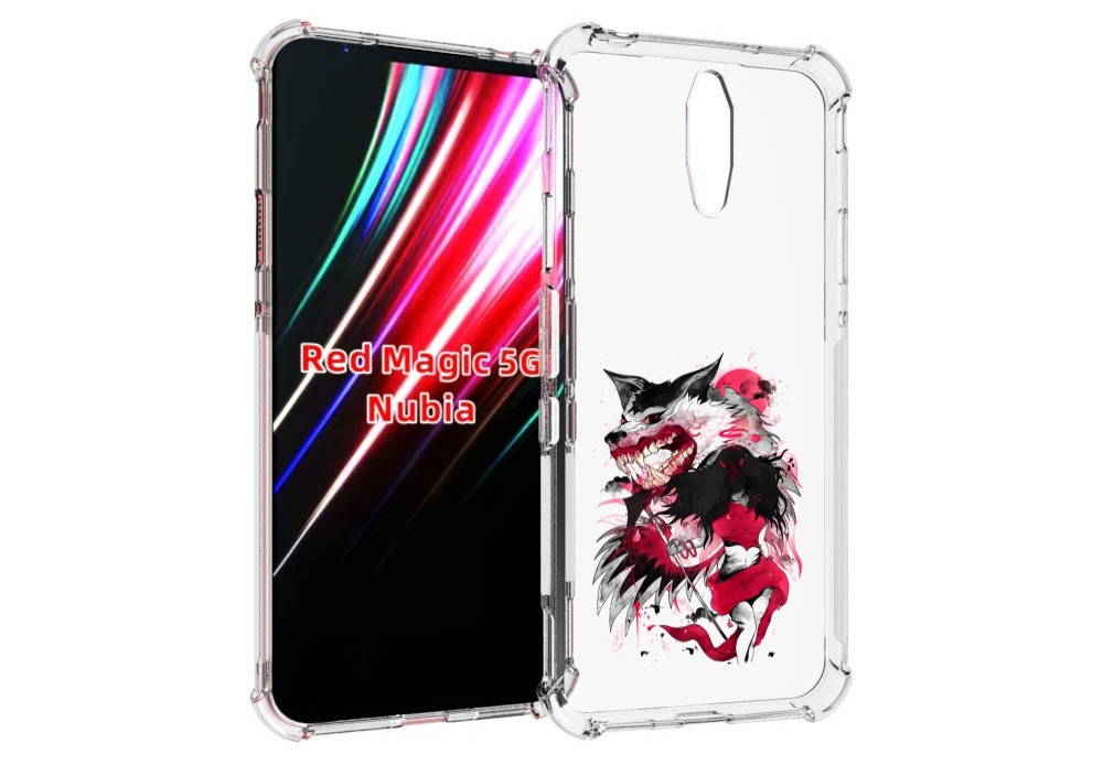

Чехол MyPads красная шапочка для ZTE Nubia Red Magic 1 5G, Прозрачный, Tocco