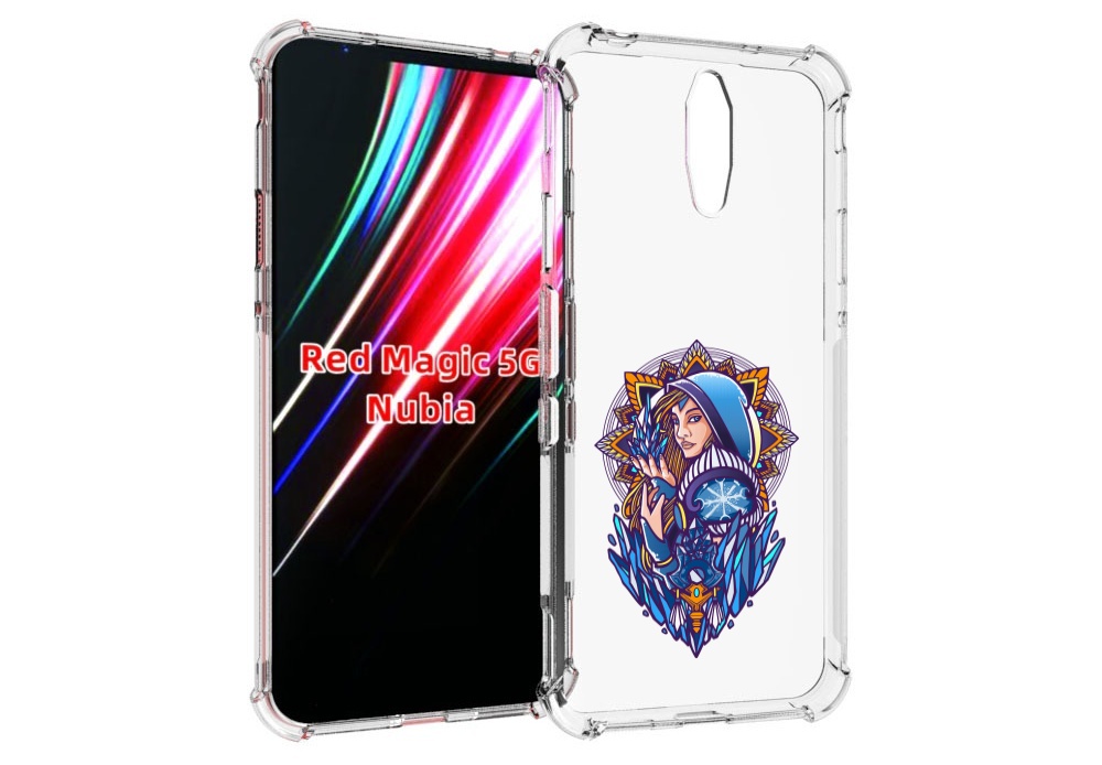 

Чехол MyPads кристал мейден дота 2 для ZTE Nubia Red Magic 1 5G, Прозрачный, Tocco