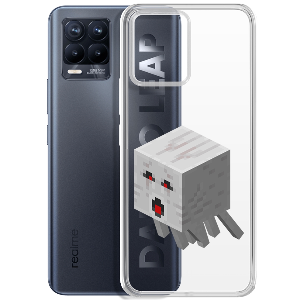 Чехол-накладка Minecraft-Гаст для Realme 8/8 Pro 4G