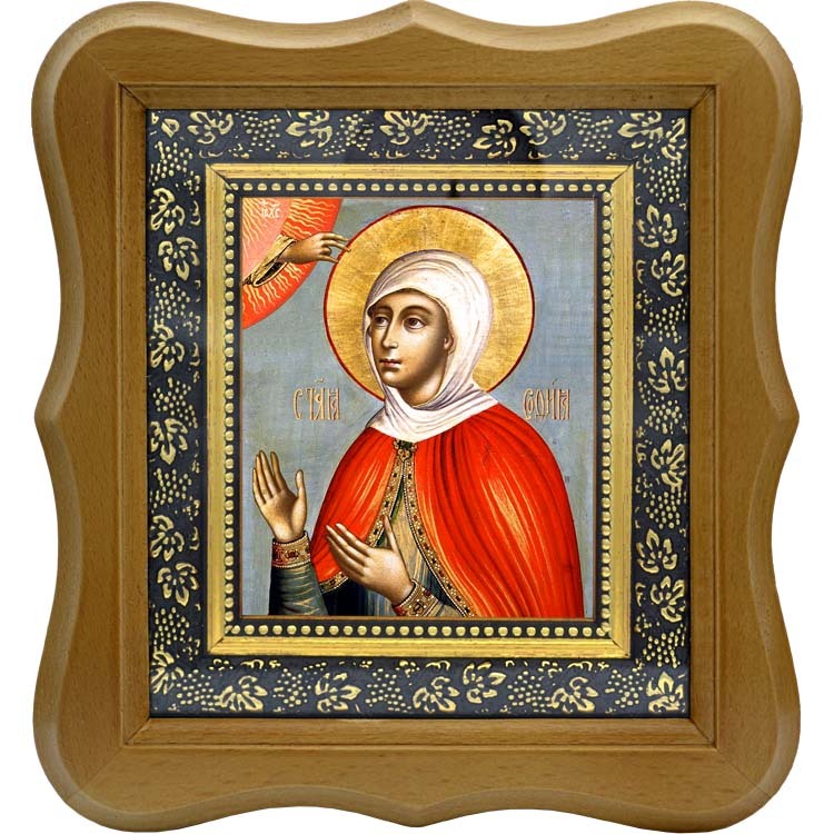 

София Египетская мученица. Икона на холсте.