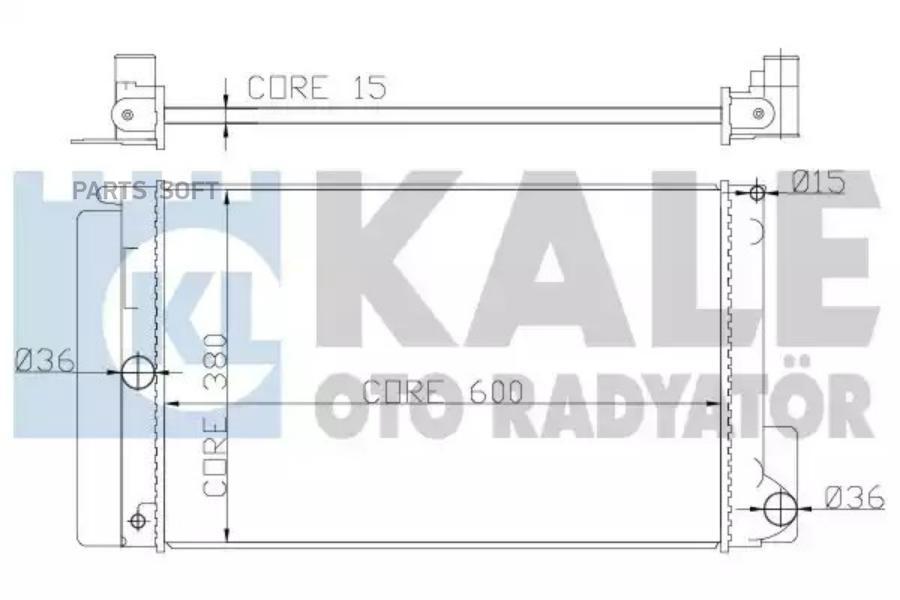 

KALE Радиатор двигателя TOYOTA AURIS/ AVENSIS/ COROLLA/ VERSO