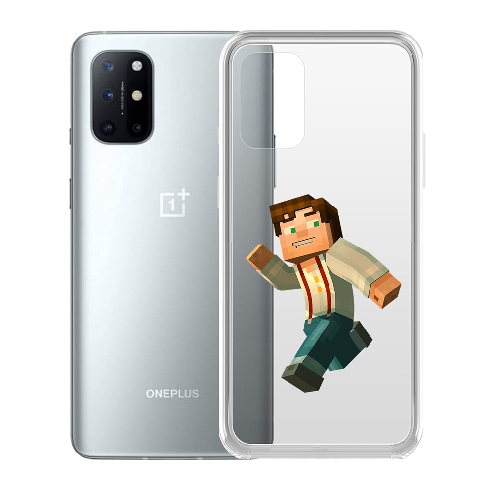 Чехол-накладка Minecraft-Джесси для OnePlus 8T