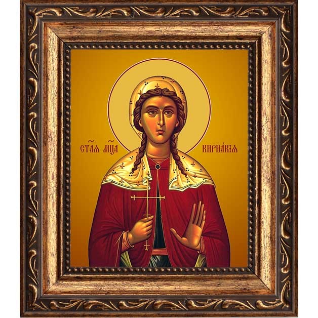 

Кириакия Римская мученица. Икона на холсте.