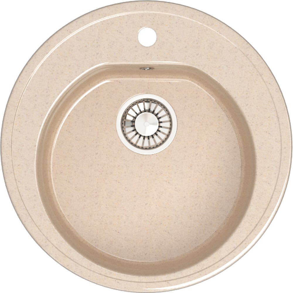 

Кухонная мойка GLANZ J-003-33 цвет бежевый