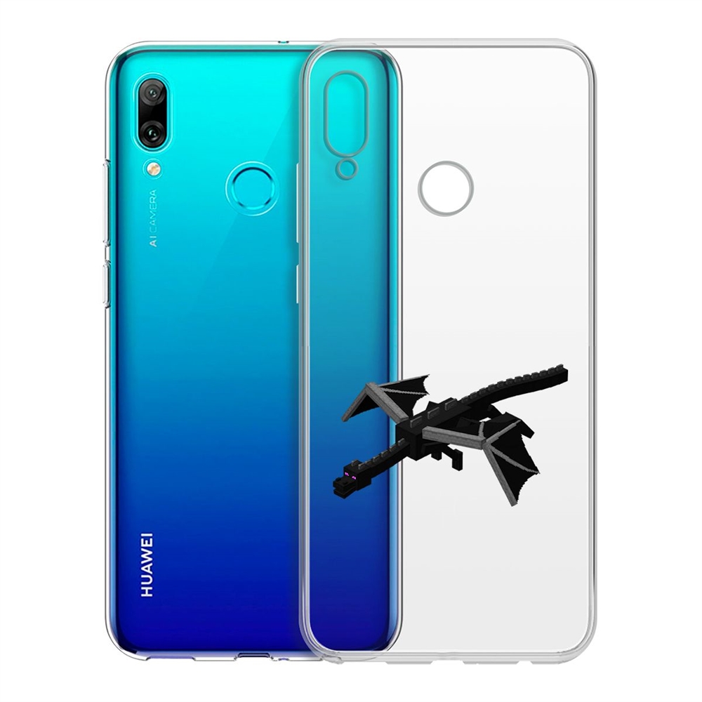 

Чехол-накладка Minecraft-Дракон Края для Huawei P Smart (2019)/Honor 10 Lite (2019), Прозрачный