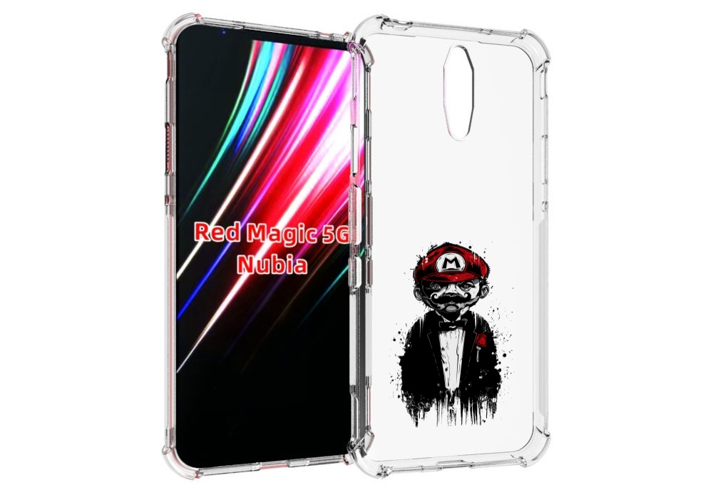 

Чехол MyPads марио для ZTE Nubia Red Magic 1 5G, Прозрачный, Tocco