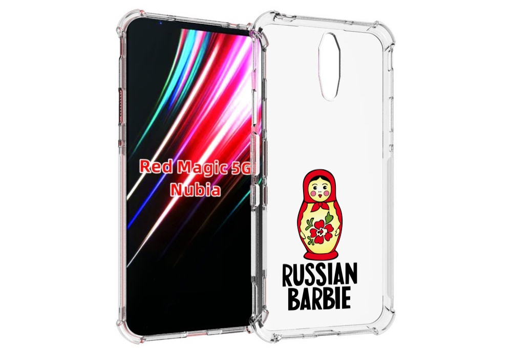

Чехол MyPads матрешка для ZTE Nubia Red Magic 1 5G, Прозрачный, Tocco