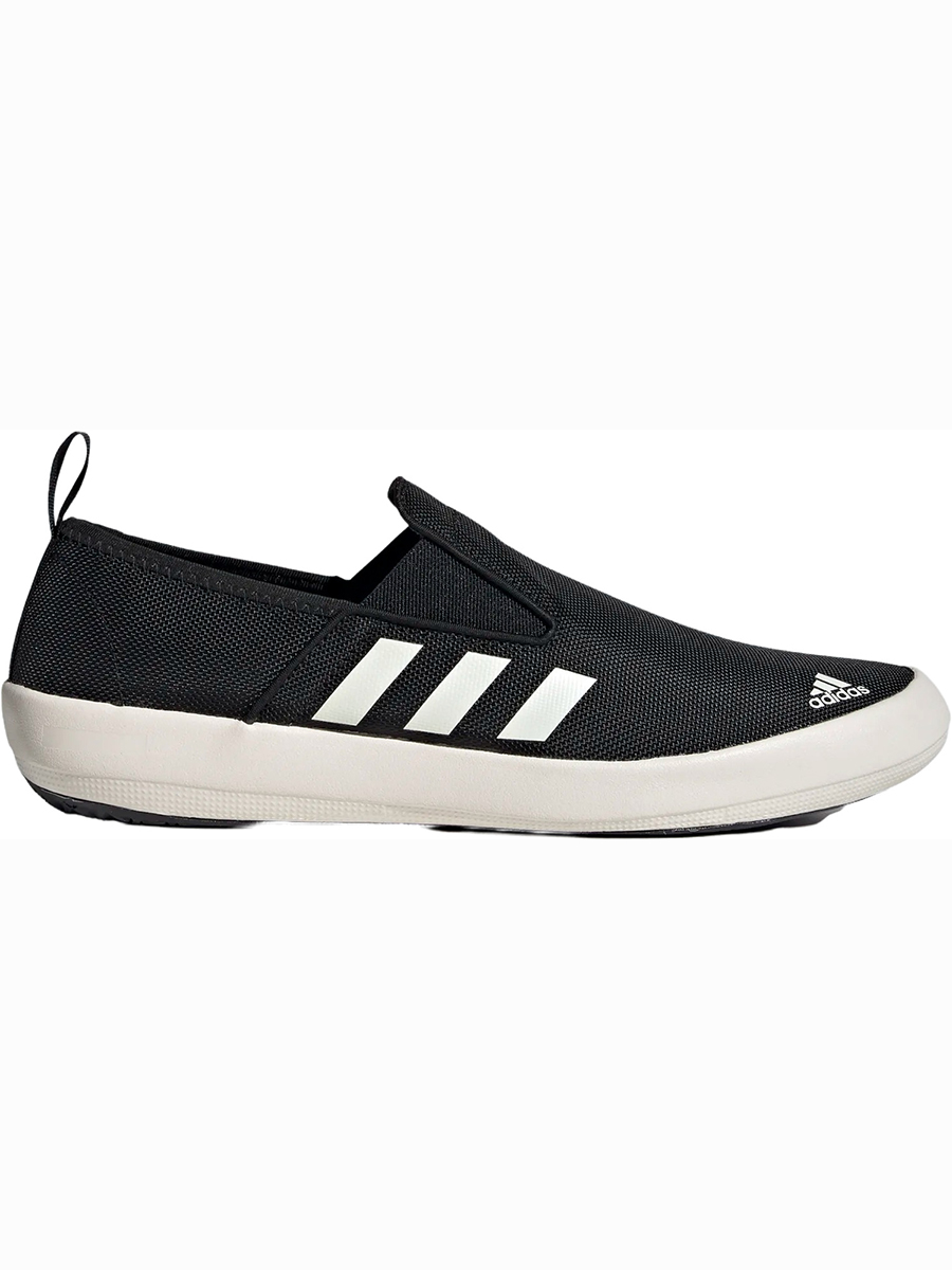 

Слипоны мужские Adidas B SLIP-ON DLX черные 11 UK, B SLIP-ON DLX