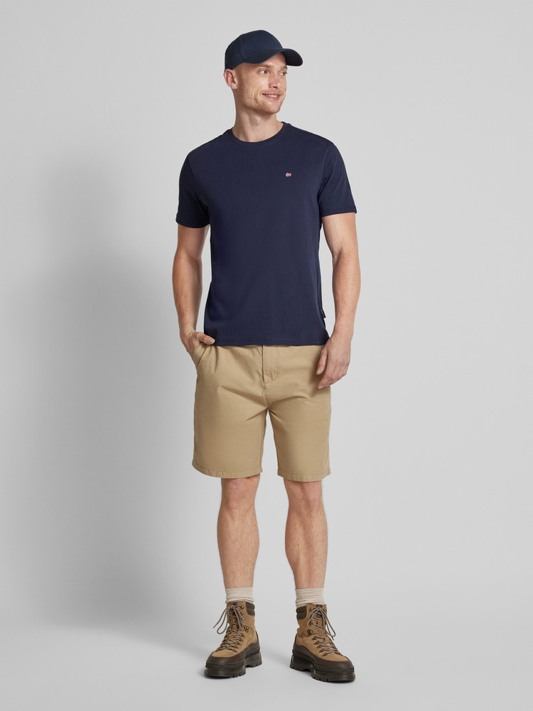 

Футболка мужская Napapijri NP0A4H8D синяя L, Синий, NP0A4H8D