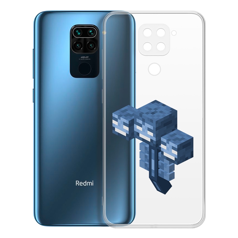 Чехол-накладка Minecraft-Иссушитель для Xiaomi Redmi Note 9