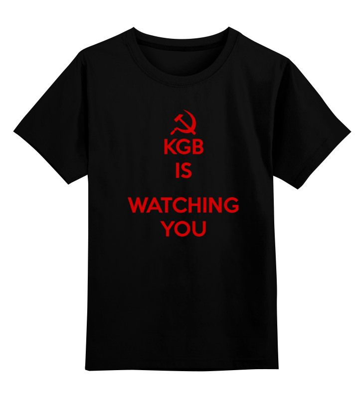 

Футболка детская Printio Kgb russia цв. черный р. 140, Kgb russia