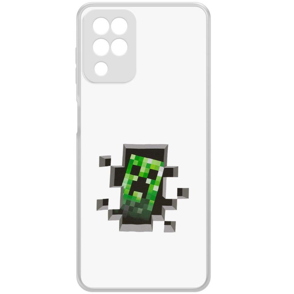 

Чехол-накладка Minecraft-Крипер для Samsung Galaxy A12 (A125), Прозрачный