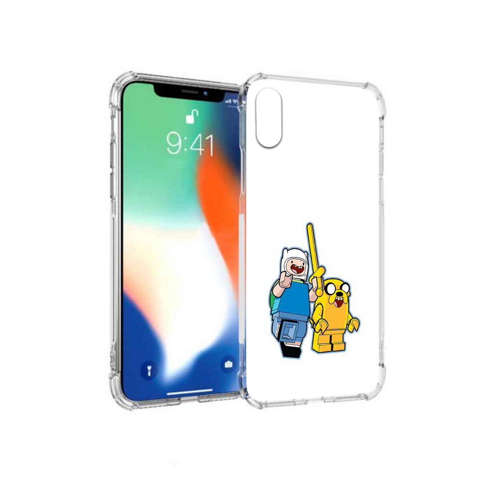

Чехол MyPads Tocco для Apple iPhone X время приключений лего (PT94261.606.274), Прозрачный, Tocco