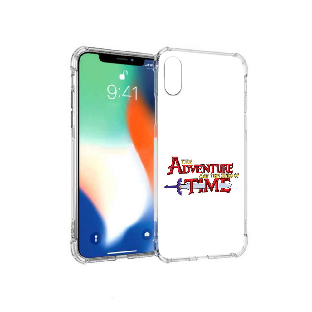 

Чехол MyPads Tocco для Apple iPhone X время приключений логотип (PT94261.606.275), Прозрачный, Tocco