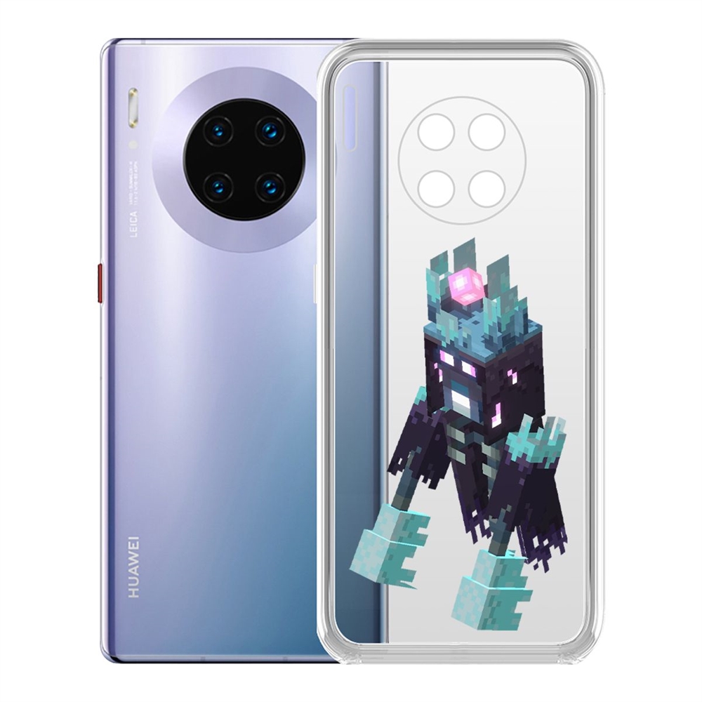 

Чехол-накладка Minecraft-Несчастный Призрак для Huawei Mate 30, Прозрачный