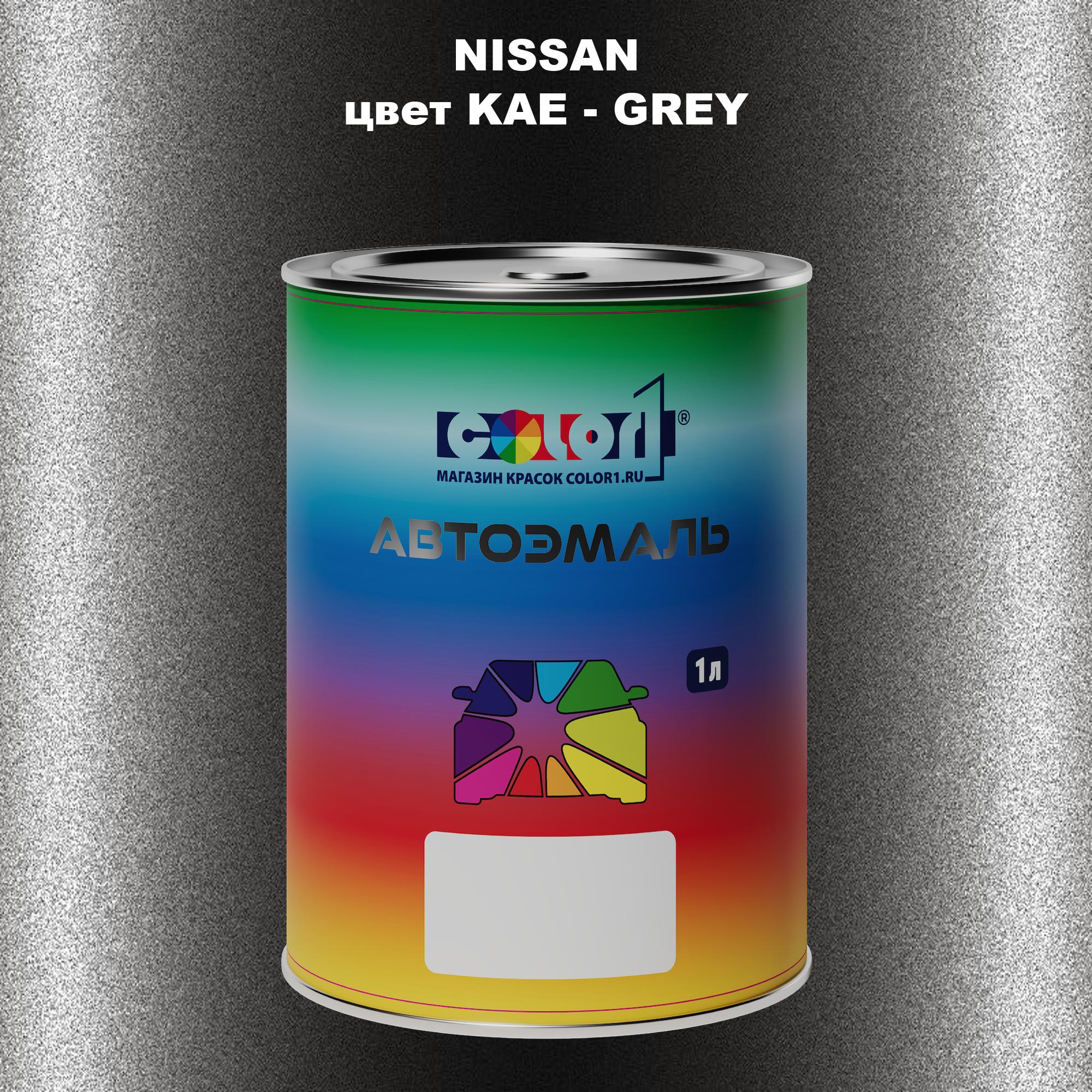 

Автомобильная краска COLOR1 для NISSAN, цвет KAE - GREY, Серый