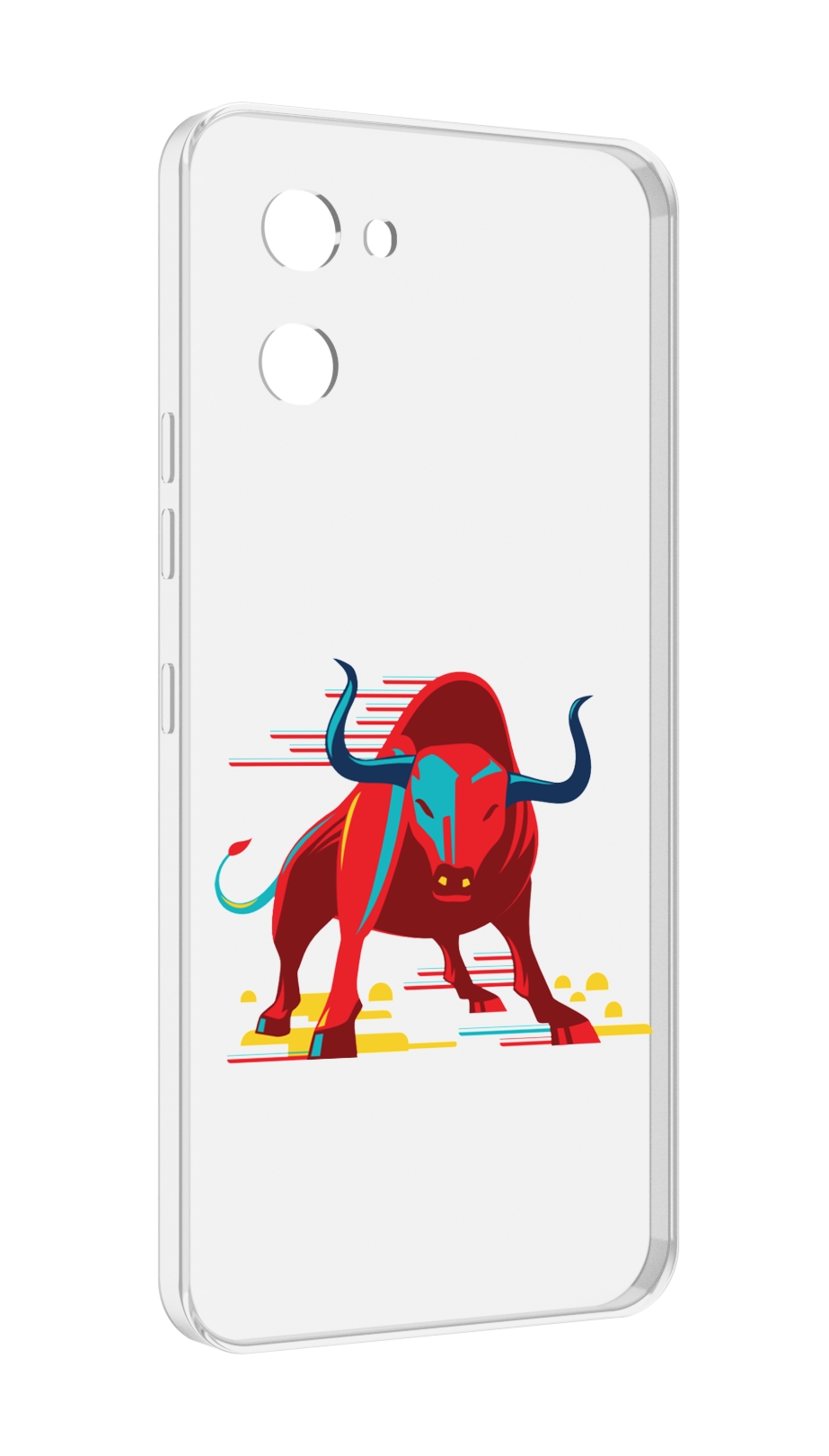 

Чехол MyPads Красный-бык для UMIDIGI G1, Прозрачный, Tocco