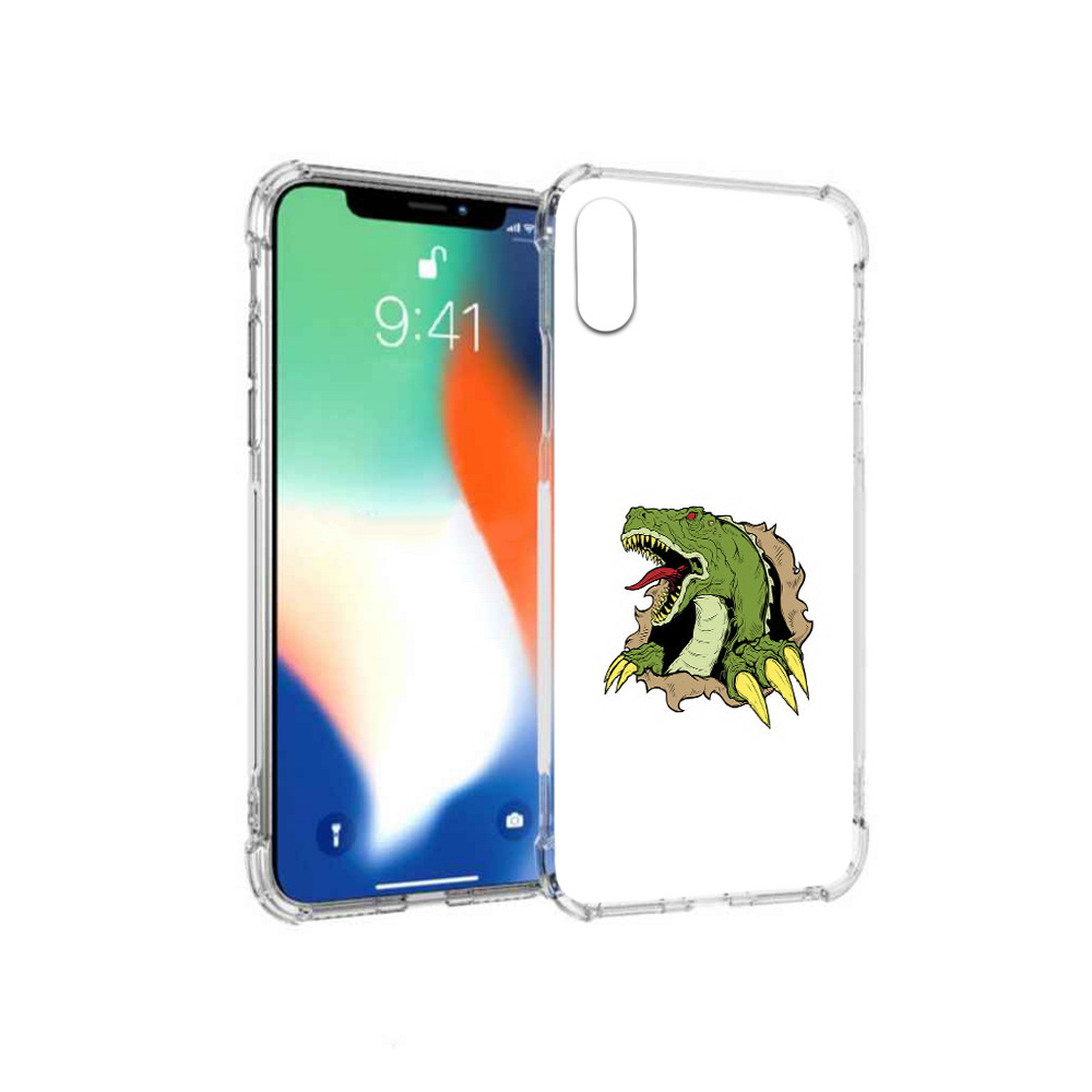 

Чехол MyPads Tocco для Apple iPhone X годзила (PT94261.606.290), Прозрачный, Tocco
