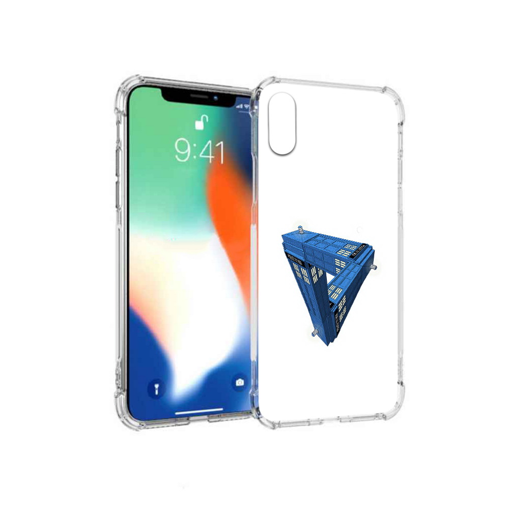 

Чехол MyPads Tocco для Apple iPhone X головолока абстракция (PT94261.606.291), Прозрачный, Tocco