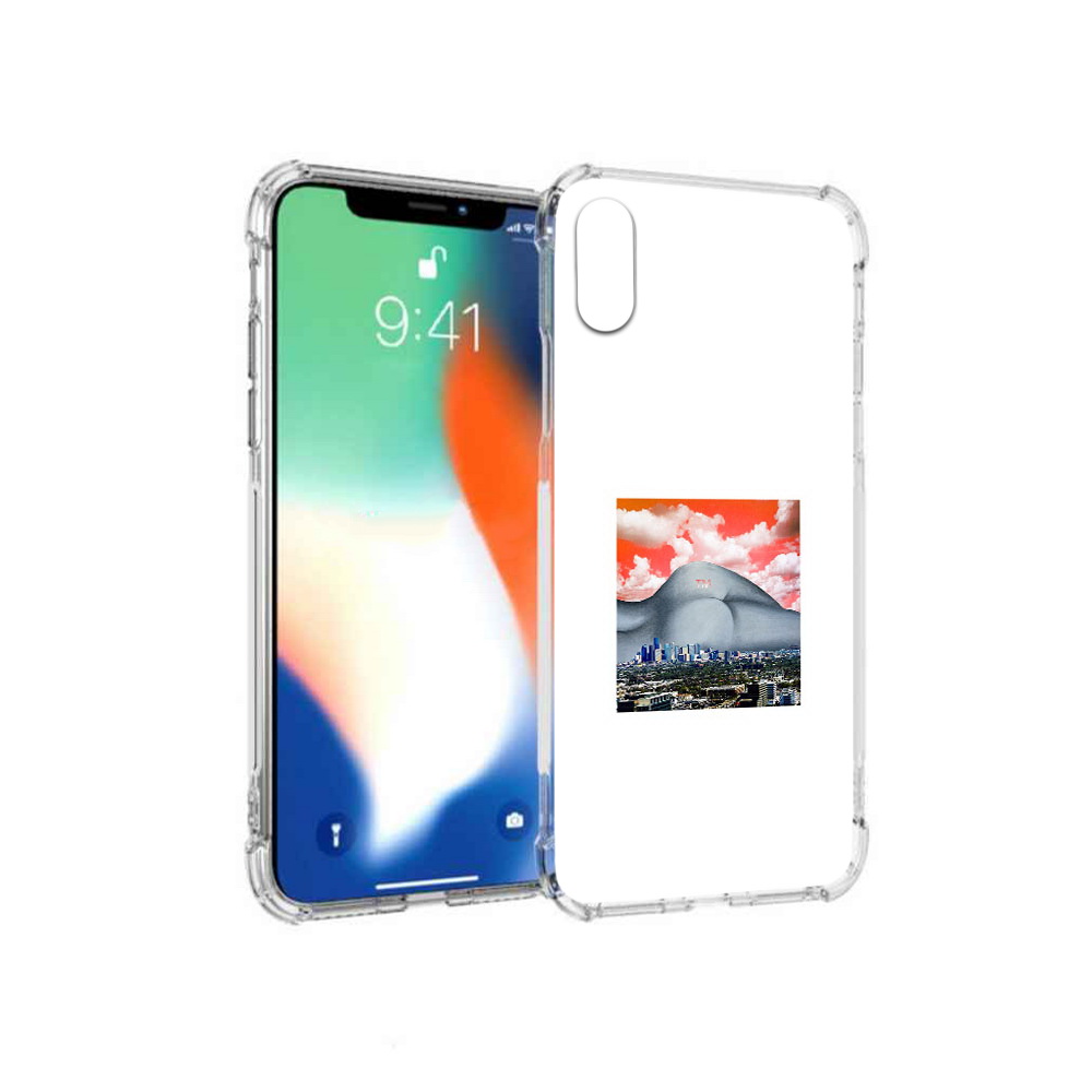 

Чехол MyPads Tocco для Apple iPhone X город с девушкой на фоне (PT94261.606.297), Прозрачный, Tocco