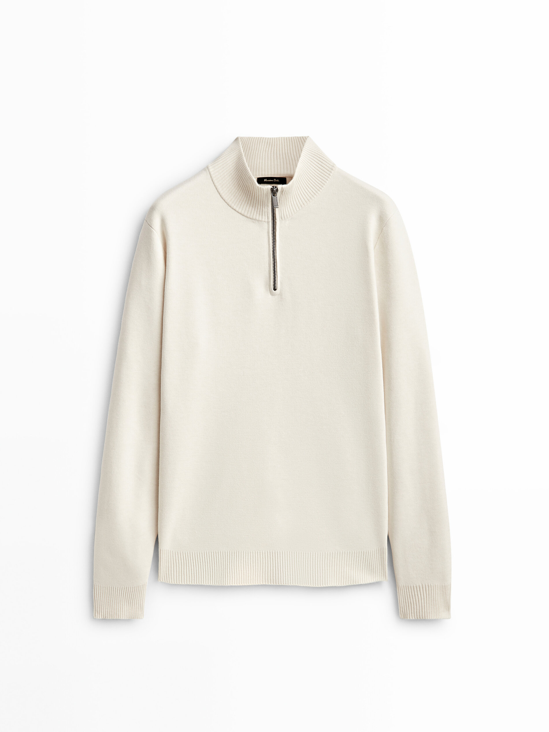 

Джемпер мужской Massimo Dutti 00940411712 белый XL, 00940411712