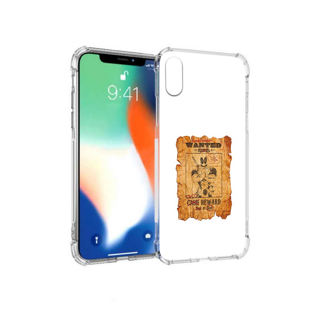 

Чехол MyPads Tocco для Apple iPhone X дедпул (PT94261.606.317), Прозрачный, Tocco