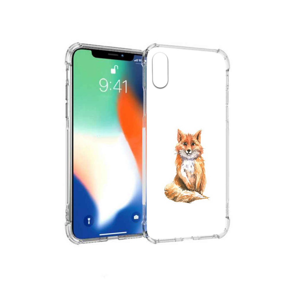 

Чехол MyPads Tocco для Apple iPhone X детская лиса (PT94261.606.320), Прозрачный, Tocco