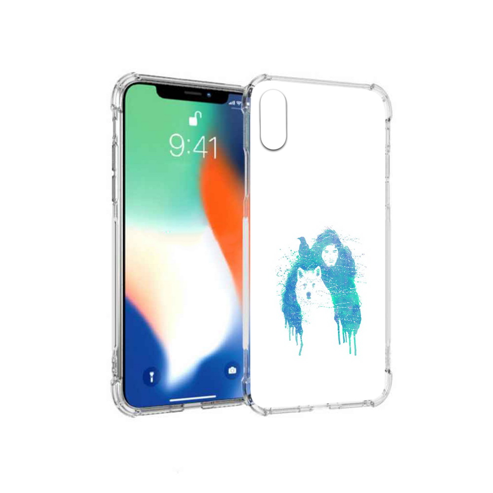

Чехол MyPads Tocco для Apple iPhone X джон сноу (PT94261.606.323), Прозрачный, Tocco