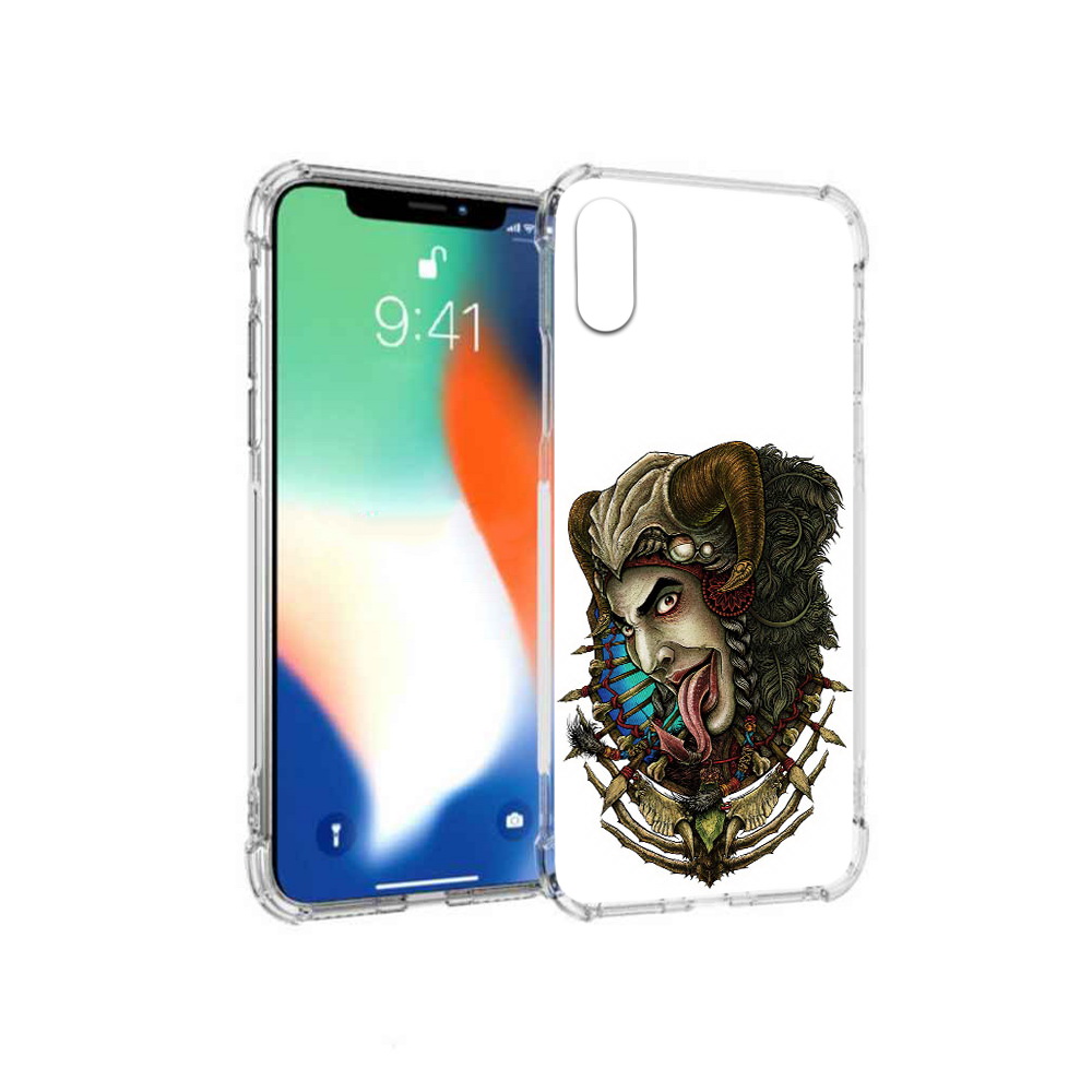 

Чехол MyPads Tocco для Apple iPhone X длинный язык (PT94261.606.330), Прозрачный, Tocco