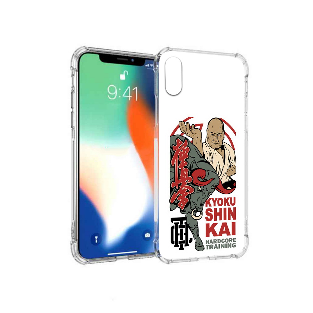 

Чехол MyPads Tocco для Apple iPhone X единоборства рисунок (PT94261.606.343), Прозрачный, Tocco