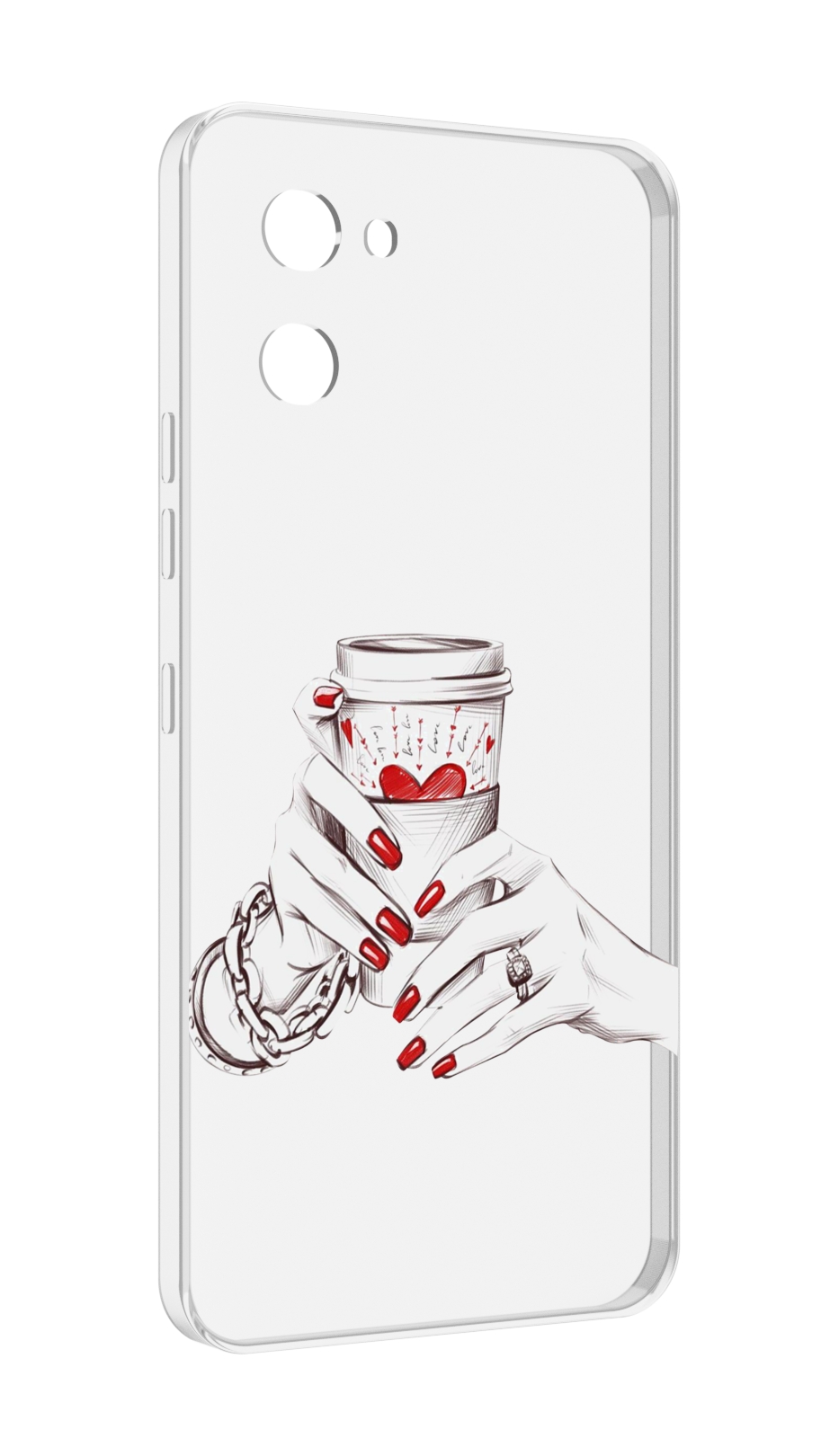 

Чехол MyPads Любовный-стакан для UMIDIGI G1, Прозрачный, Tocco