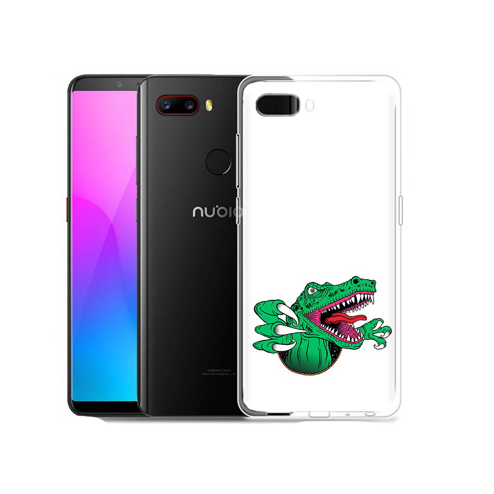 

Чехол MyPads Tocco для ZTE Nubia Z18 крокодил (PT115657.463.417), Прозрачный, Tocco