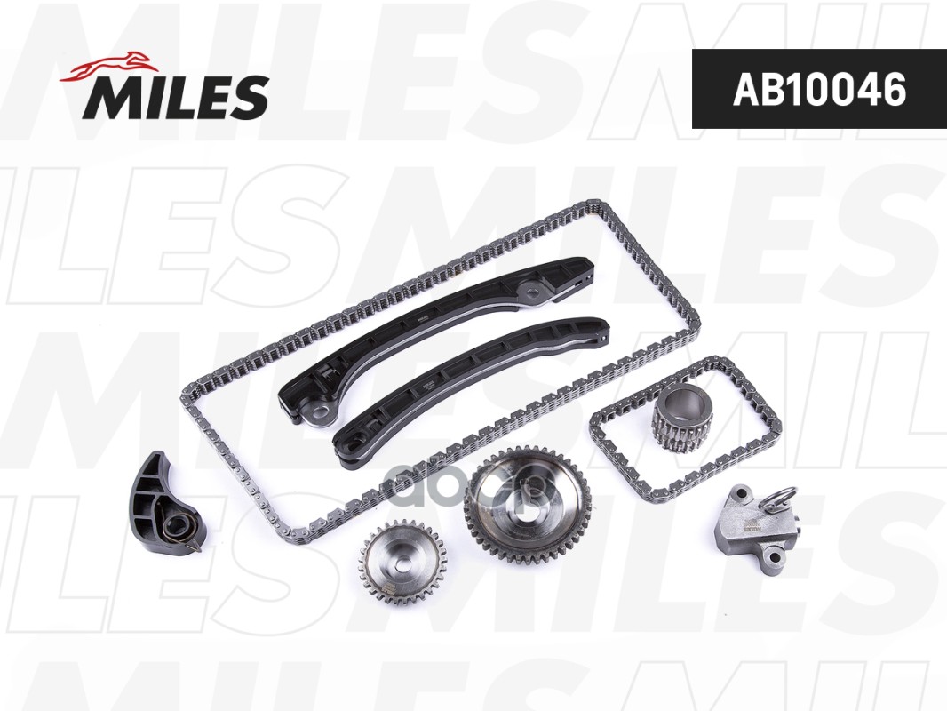 

Комплект Цепи Грм Nissan 1.6i Hr16de 10- Ab10046 Miles арт. AB10046