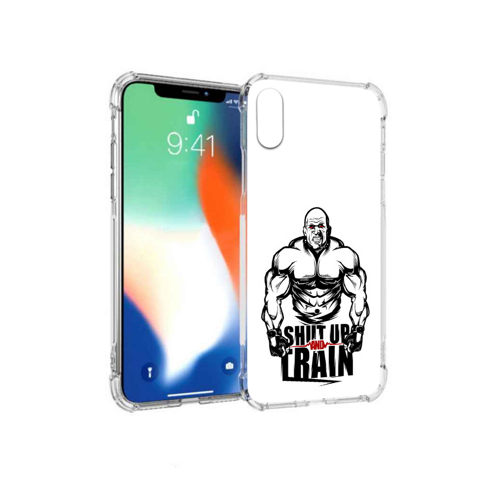 

Чехол MyPads Tocco для Apple iPhone X здоровое тело (PT94261.606.356), Прозрачный, Tocco