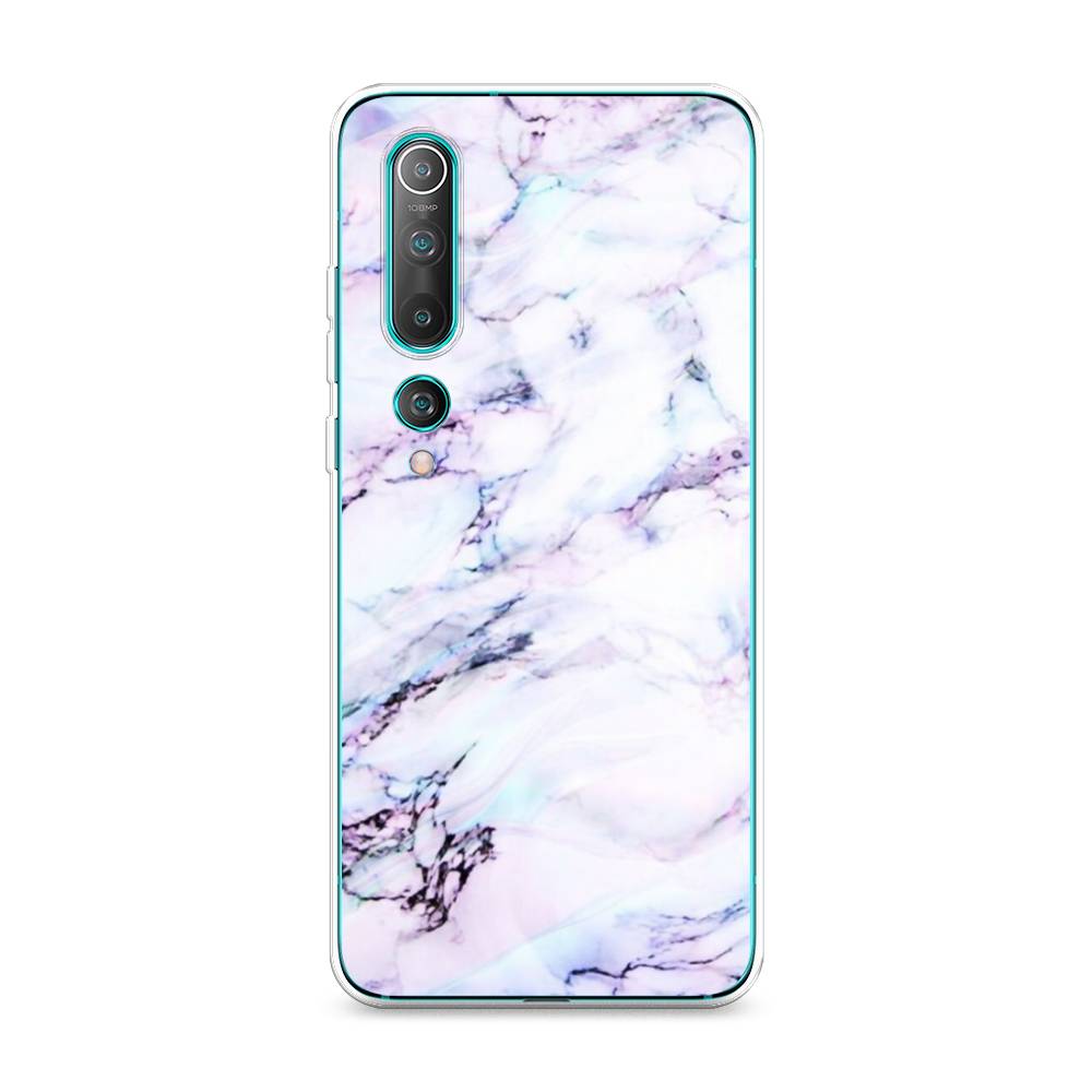 

Чехол на Xiaomi Mi 10 Pro "Радужный мрамор", Серый;фиолетовый, 37850-3