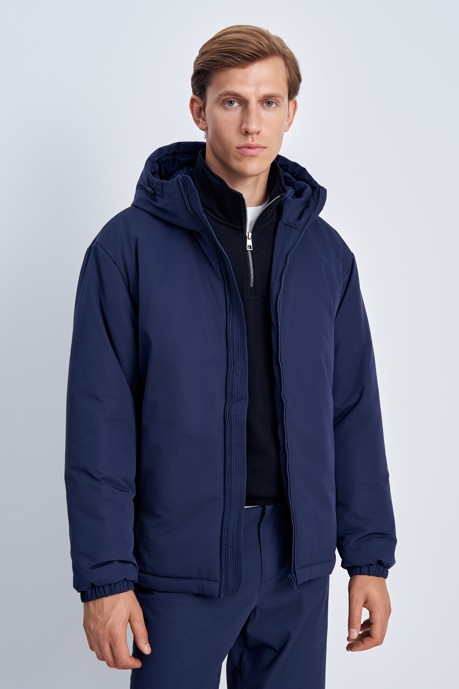 

Куртка мужская Finn Flare FAE210116 синяя 3XL, Синий, FAE210116
