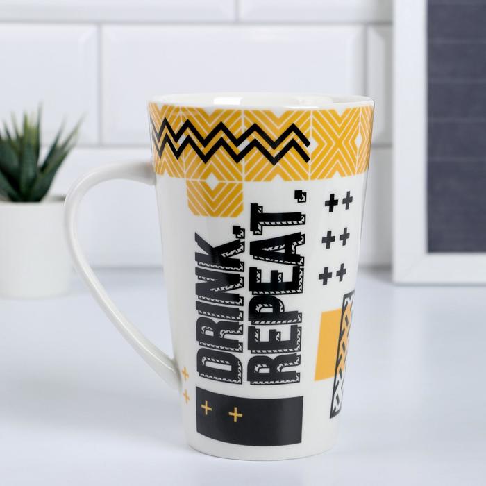 фото Кружка "drink. repeat", 470 мл дорого внимание