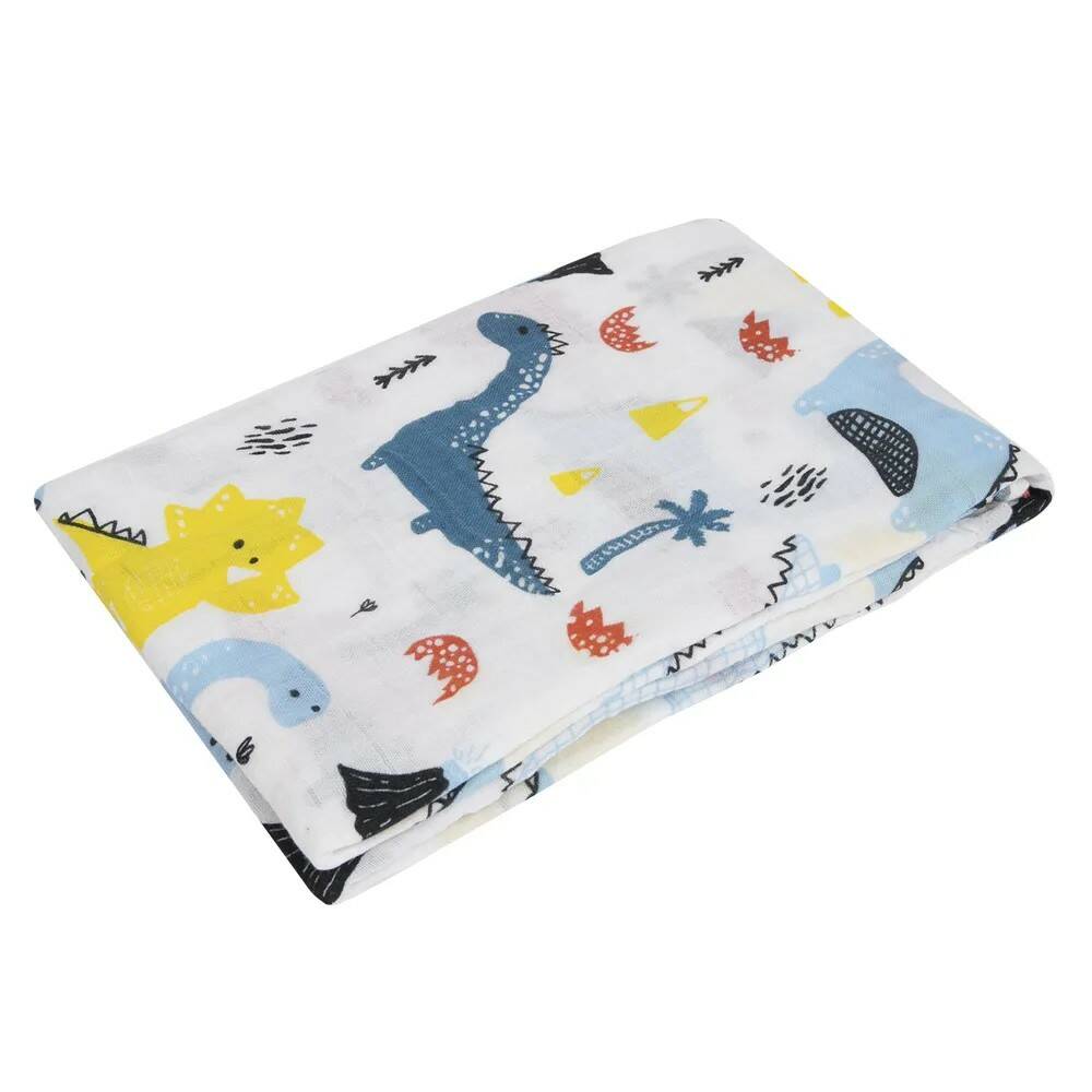 

Пеленки для новорожденных Baby Nice Остров, муслиновые, 120х120 см, хлопок 100%, Разноцветный