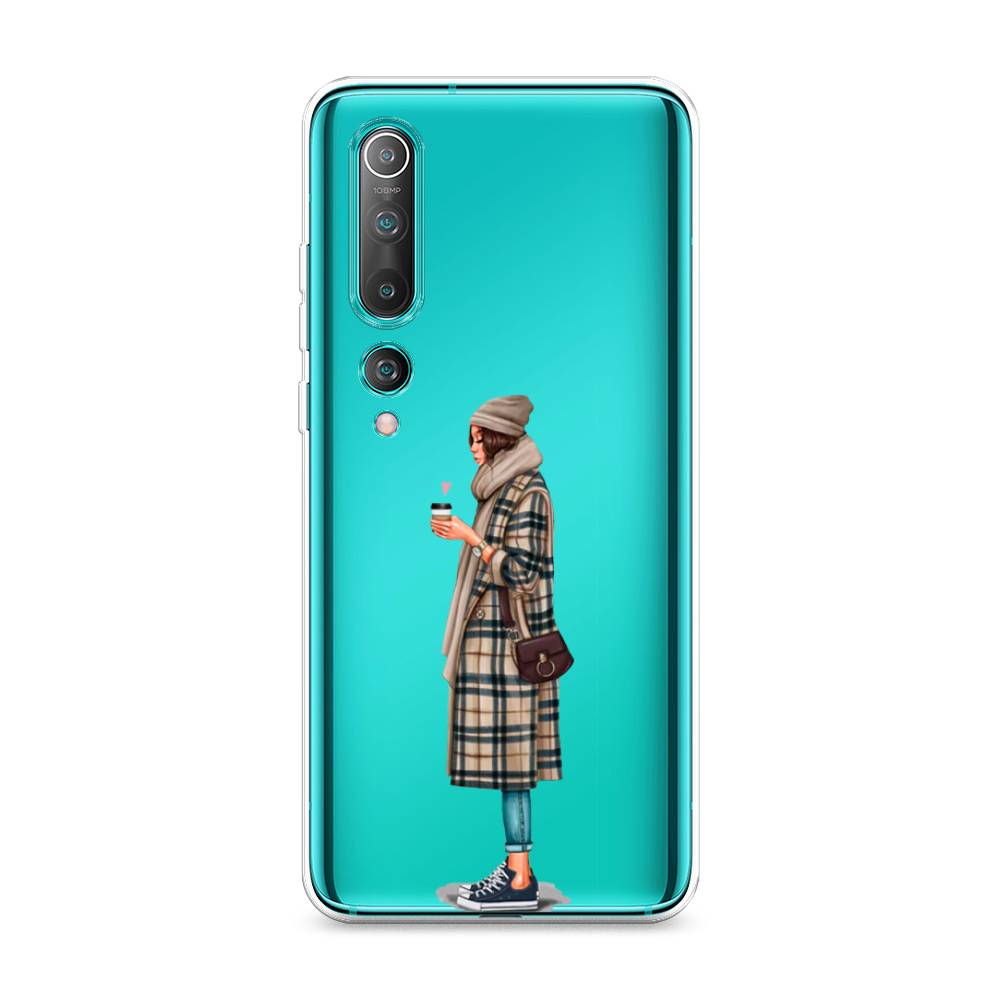 

Чехол на Xiaomi Mi 10 Pro "Утренний кофе", Коричневый;бежевый, 37850-6