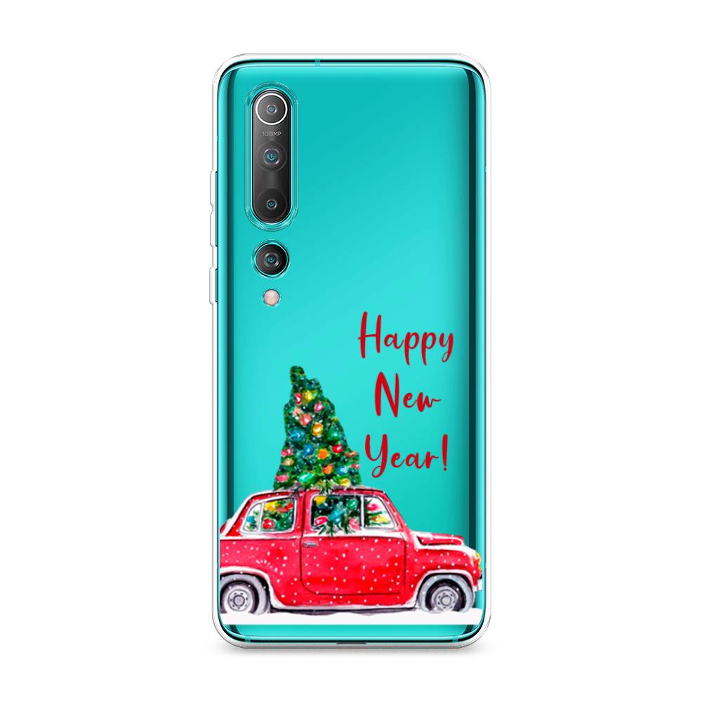 

Чехол на Xiaomi Mi 10 Pro "Happy New Year", Красный;зеленый, 37850-5